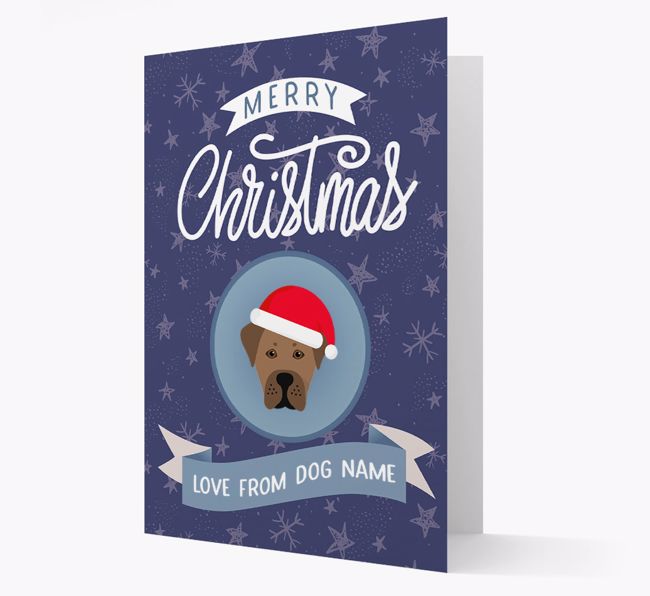 Merry Christmas: Personalised {breedFullName} Christmas Card